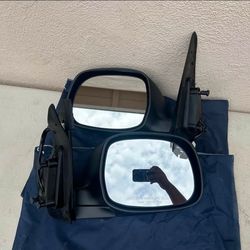 01-07 Toyota Sequoia | 04-06 Toyota Tundra Crew Cab Side Mirrors Espejos