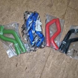 New silicone colored radiator hoses for sale.. And Billet Radiator 