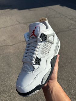 Jordan 4 white cement