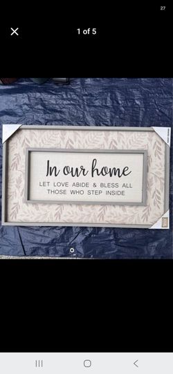 Assorted Home Decor Wall Art Signs