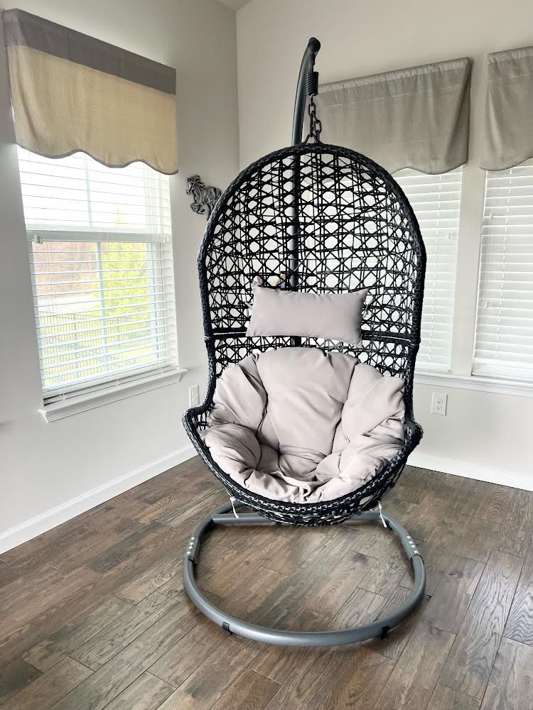 Abrams Chair Hammock with Stand-Gray