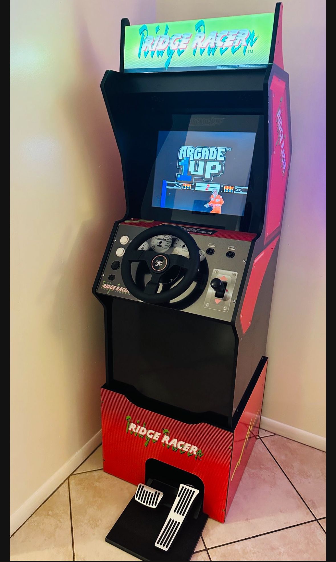 Arcade1Up - Ridge Racer Stand Up Arcade Like A New  Race Car Original Wifi 