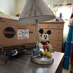 Lamp Grey Mickey Mouse 