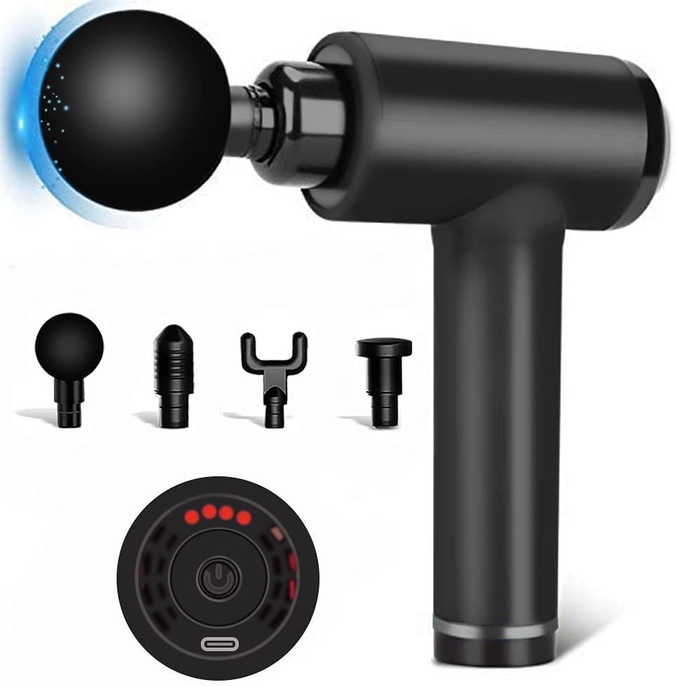 Massage Gun deep tissue percussion massager for muscle relaxation and neck back