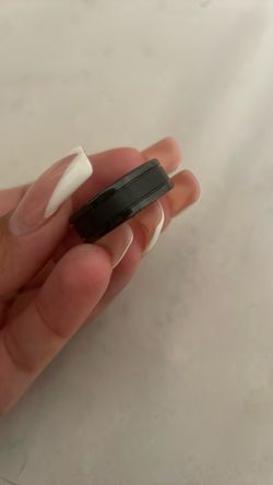 Ceramic Black Ring Size 9 Or 10