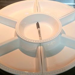 7 Piece Lazy Susan Serving Set