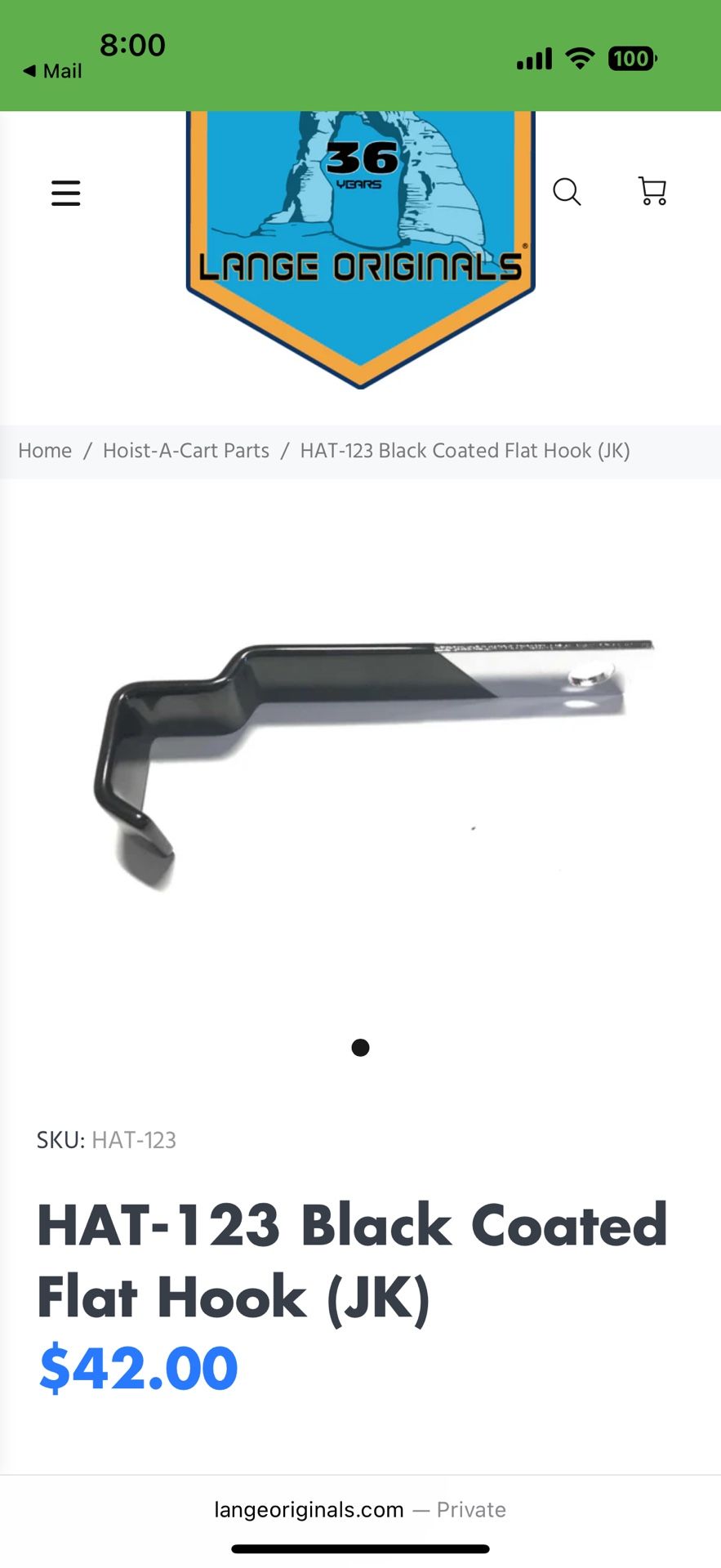 Jk jeep hoist a top hook accessory