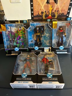 Massive McFarlane DC Multiverse Action Figure Collection - FIVE Figures