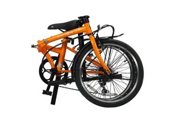 DAHON Dream D6 Folding Bike – Like New – Orange – Only Used 10 Minutes!