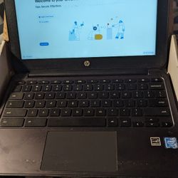 Black HP Chromebook 11 G5 