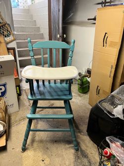 Antique highchair