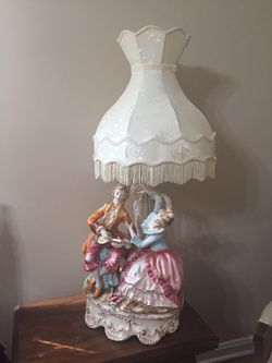 Lamp Capodimonte Made In Italy