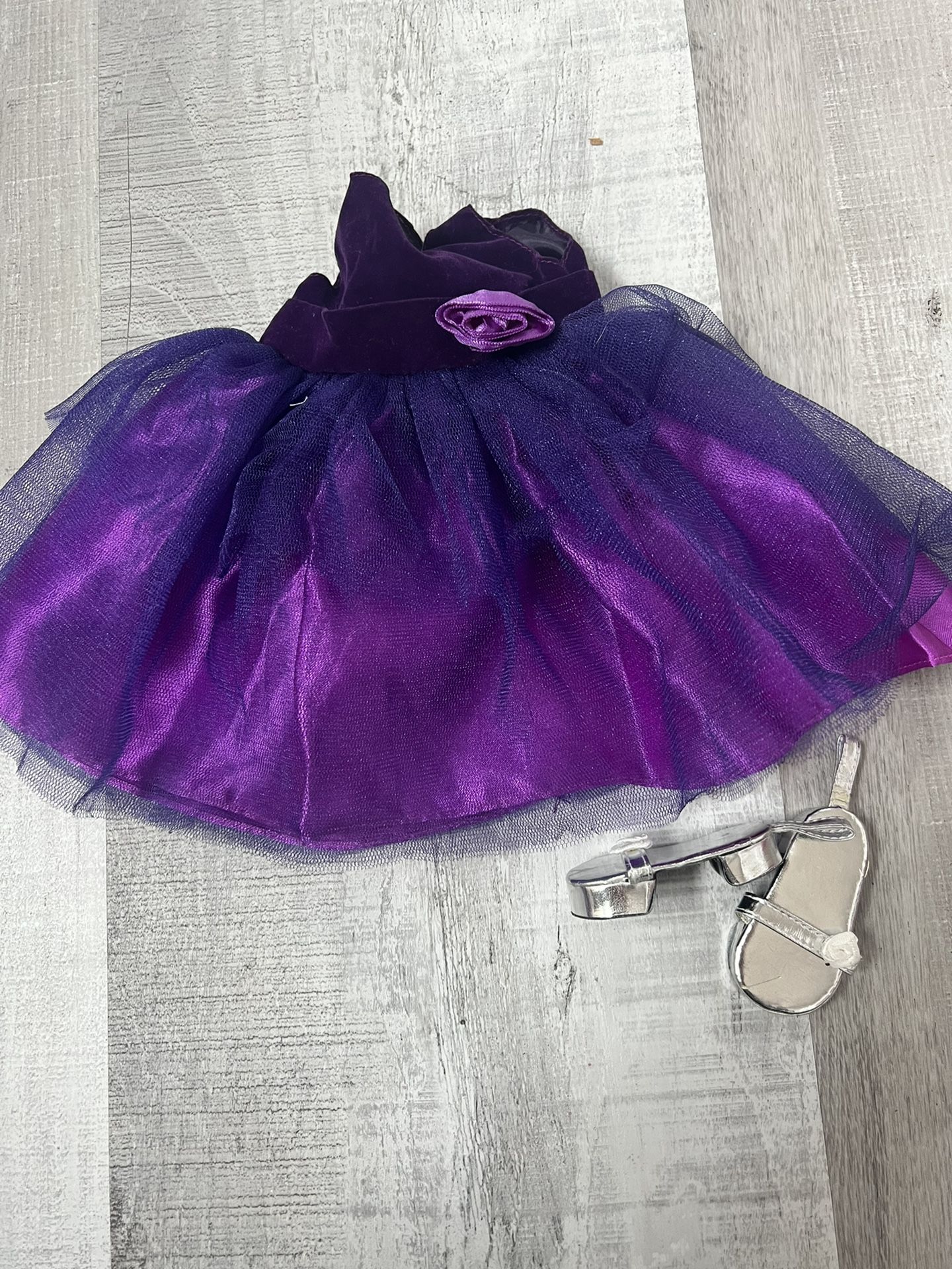 Doll purple dress