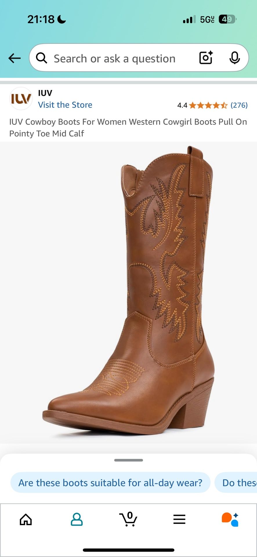 Western Cowgirl Boots