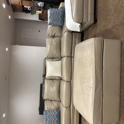 Leather Sectional 