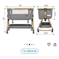 Maydolly Foldable Bassinet Crib