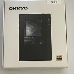 ONKYO High Fidelity Audio Player And JVC High Resolution Headphones 
