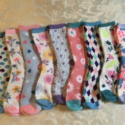 9 Pairs Ladies Socks