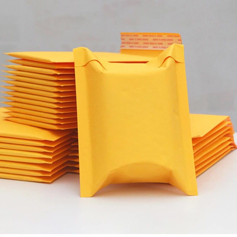 8x10” 50 Packs Kraft Bubble Envelopes Paper Padded Mailers Shipping Packaging Envelope Mailing Courier Postal Storage Encelopes