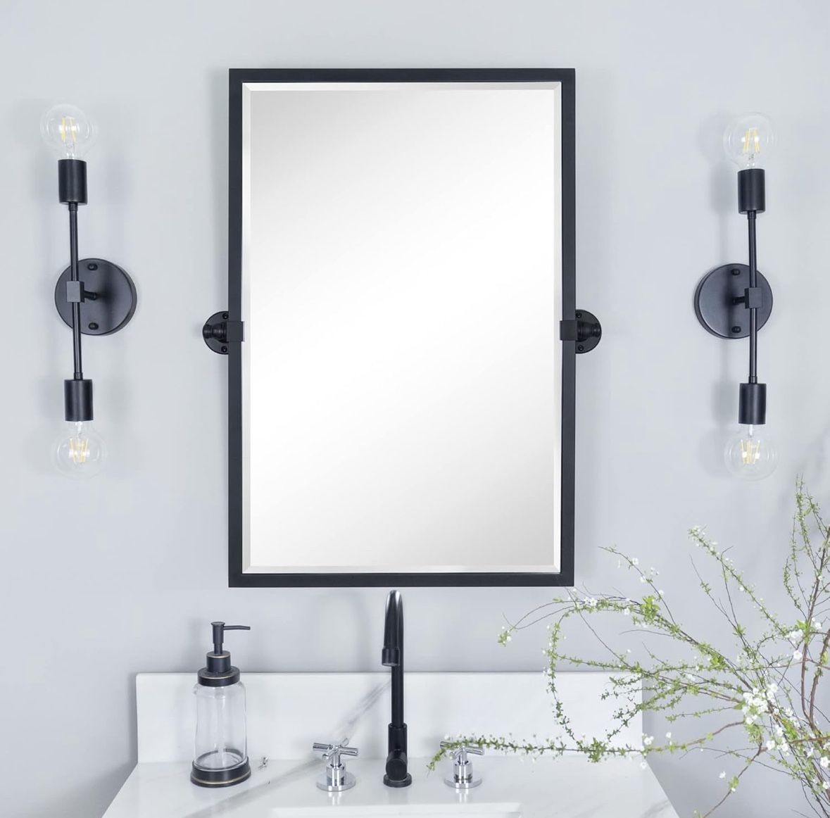 Tilting Bathroom Mirror