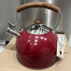 Red Tea Kettle/ New 