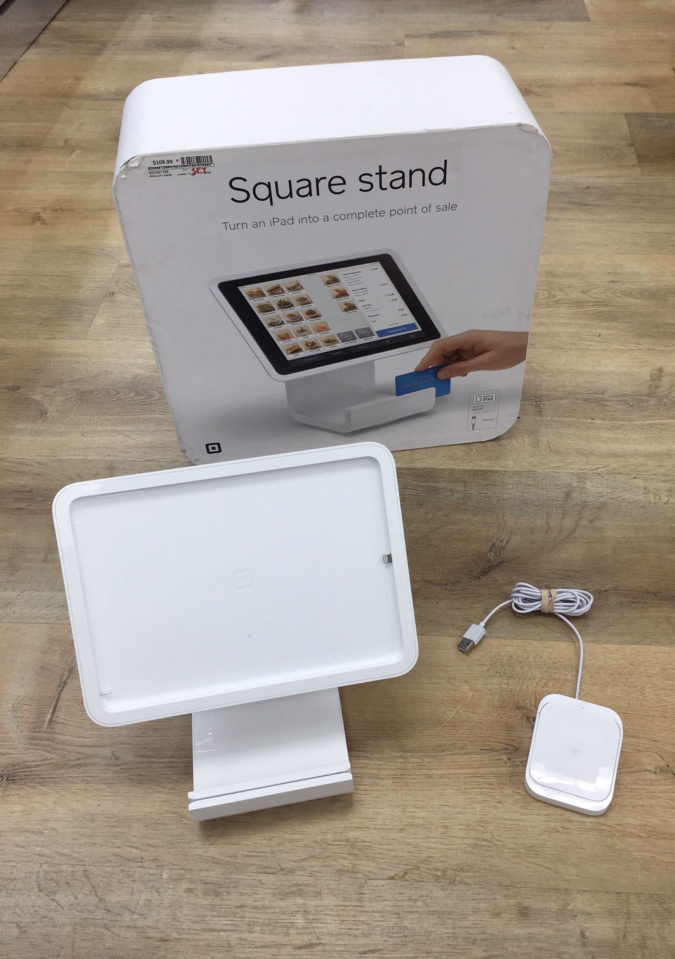 Square Stand for contactless and chip