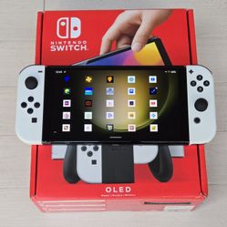 Nintendo Switch OLED (MOD) 200 GAMES + 10000 RETROS  + ANDROID TV OS 