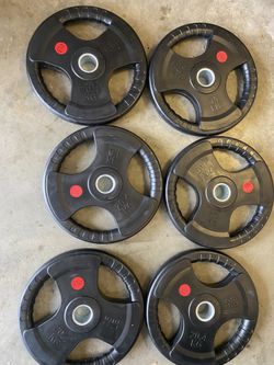 BRAND NEW 45lb Olympic Grip Plates $100 A Pair