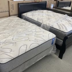 Furniture, Mattress, Boxspring, Bunkbed, Bedframe, Chest Dresser, Mirror, Nightstand, Rails