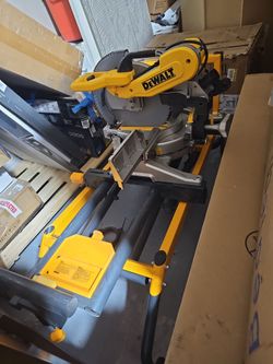 12 inch dewalt double bevel saw brand bew with custom stand by TOUGHBUILD