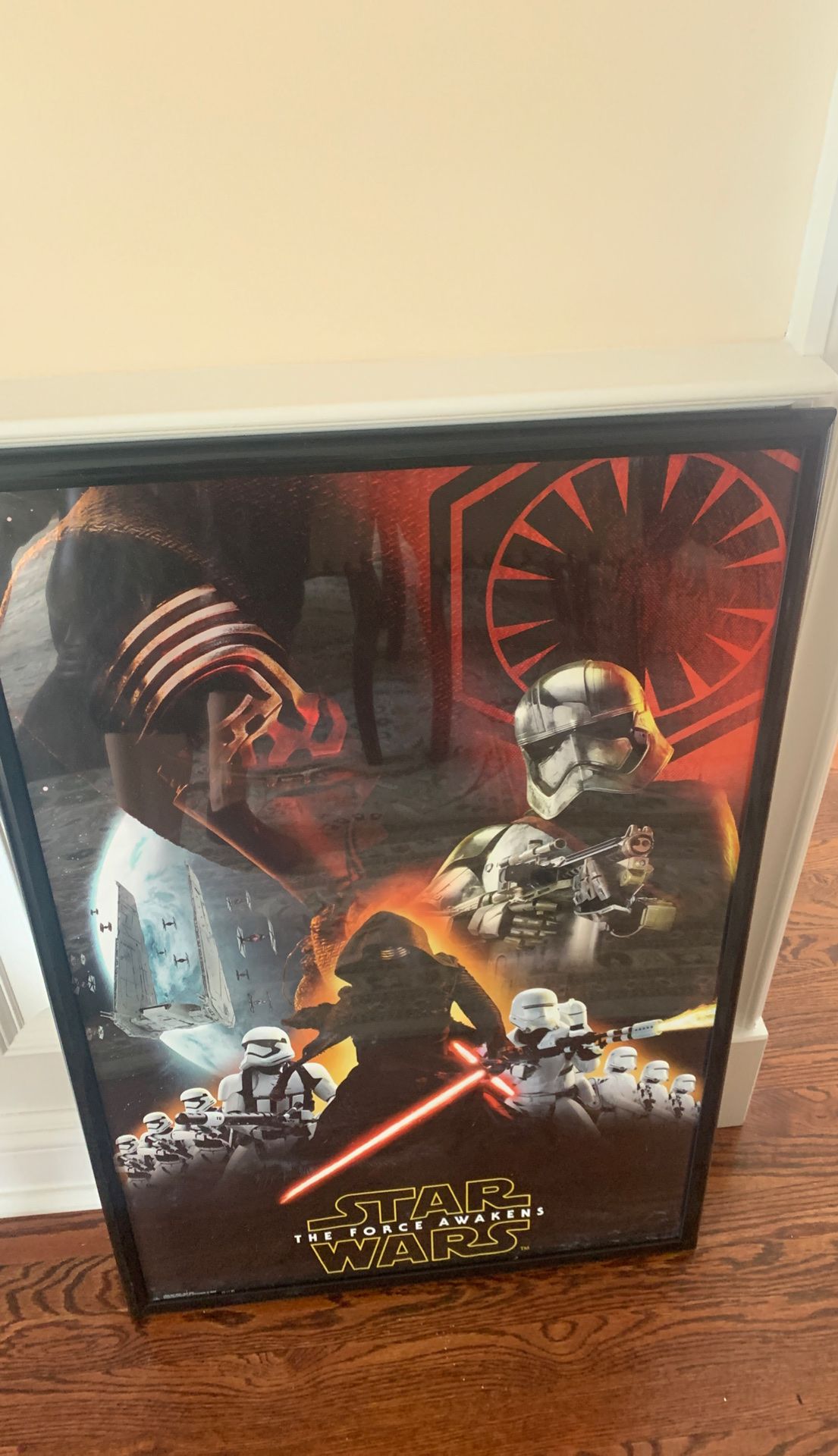 Star Wars framed poster