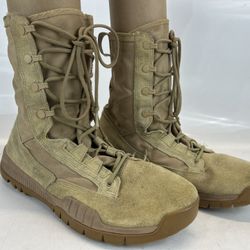 Nike SFB Field Boots sz 8 Mens British Khaki 8" Suede Combat Tactical 688974-200