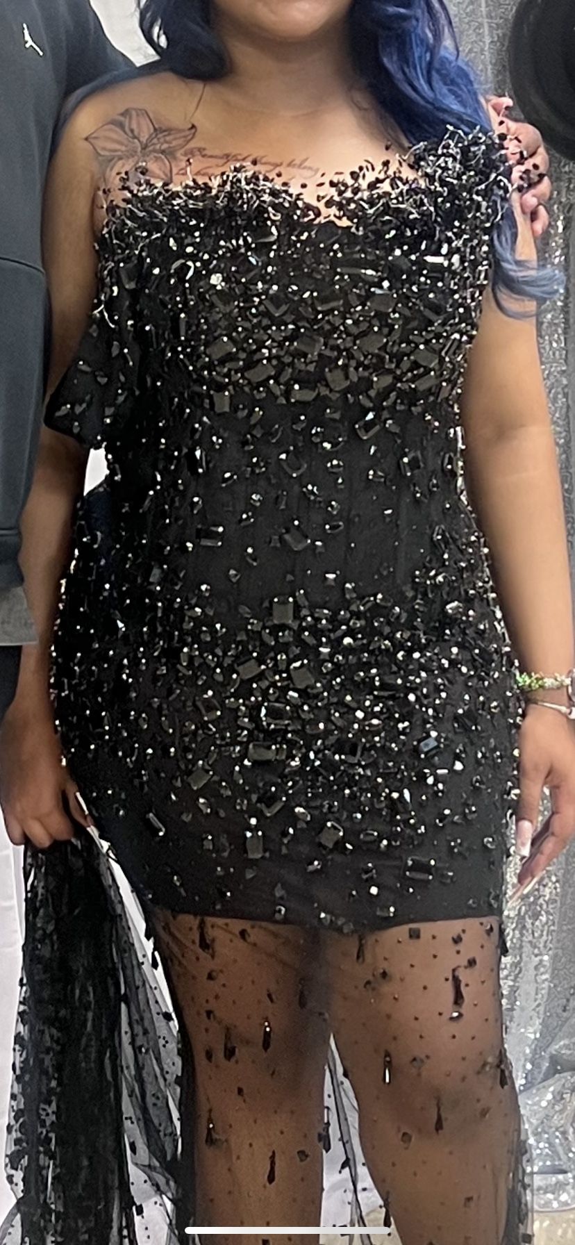 Black Prom dress  M/L