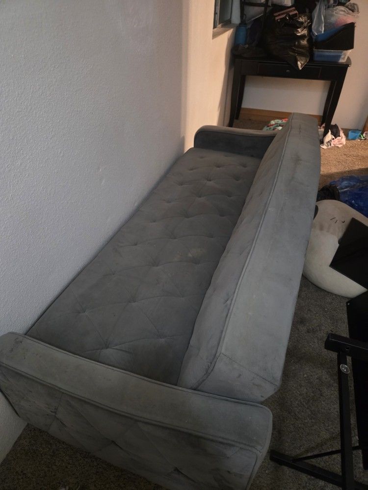 Grey Couch/futon