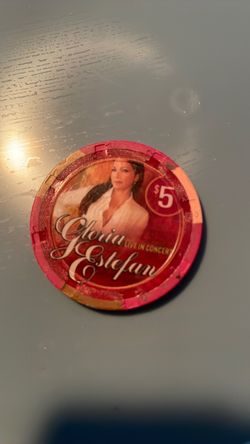 Gloria Estefan Live in Concert $5 Casino Chip