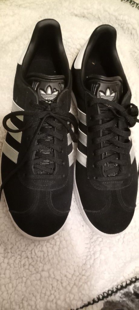 Adidas Original Gazelle Women's Black Suede Indoor Shoe
