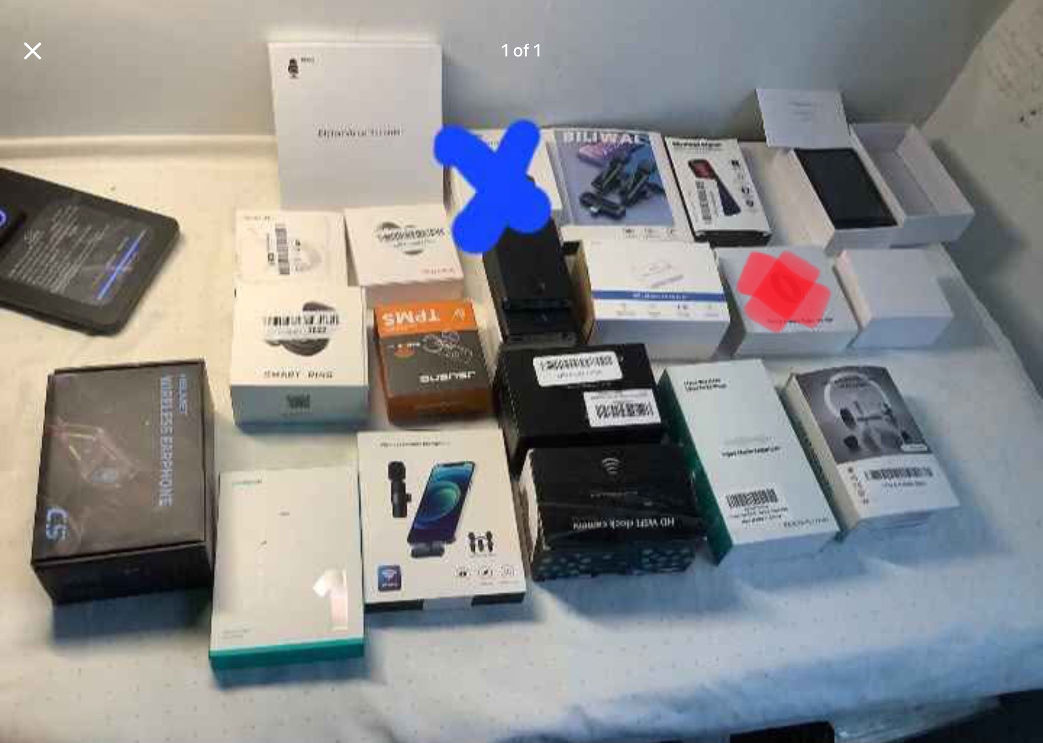 18 Devices, Smart Rings, Voice Recorder, Earbuds, Microphone,etc