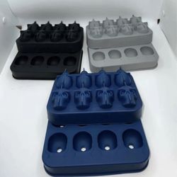 3D Skull Ice Cube Mold Silicone Tray