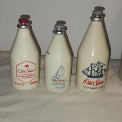 Old Spice Original After Shave Lotion Shulton Inc. Set Of 3