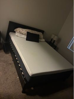 QUEEN SIZE Leather Headboard/Base