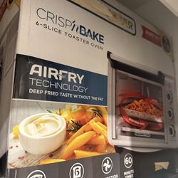 Black+Decker Air Fry Toaster Oven (Crisp N Bake – 6 Slice)
