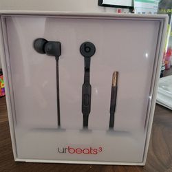 Urbeats 3 Earbuds With 3.5mm Input Beats By Dre NEW UNOPENED IN BOX