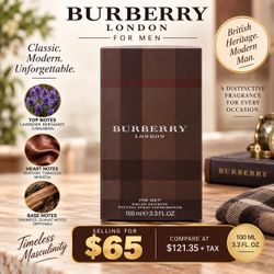 Burberry London for Men Eau de Toilette 100ml