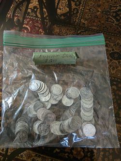 SILVER DIMES ROOSEVELT AND MERCURY