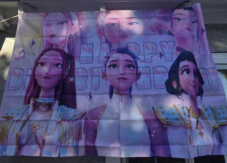 Kpop Demon Hunter Birthday Decorations