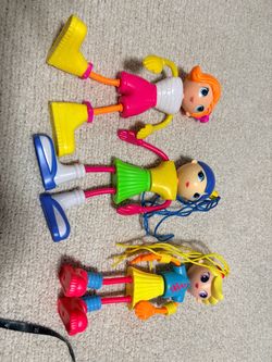 Vintage Betty Spaghetty McDonald's Happy Meal Dolls Set of 3 Ohio Art Company