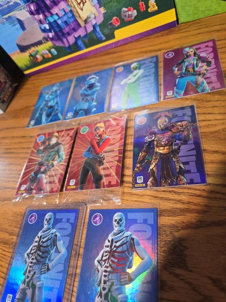 Fortnite Panini Holo and Lazer Holo Lot