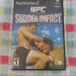 UFC Sudden Impact For Playstation 2