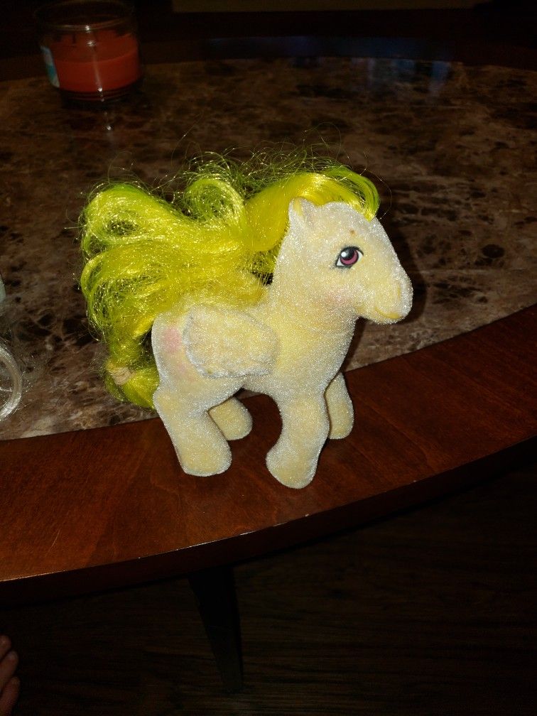 My Little Pony So Soft Lofty Flocked Yellow Hot Air Balloon Pegasus