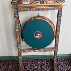 Rare Hand-Crafted Korean Drum
